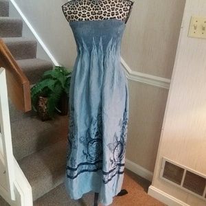 - Lapis Strapless Maxi Dress or Skirt